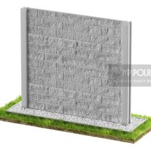 Mur - Dwustronne płoty betonowe - zdjecie 1