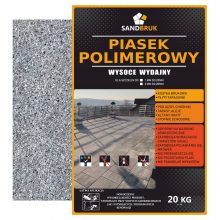 Piasek polimerowy SandBruk jasny szary 20 kg - zdjecie 1