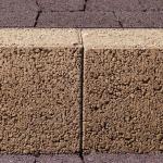 obrzeże palisadowe HOLLAND Karmel - grube kruszywo